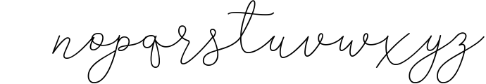 Adelya - Elegant Signature Font Font LOWERCASE