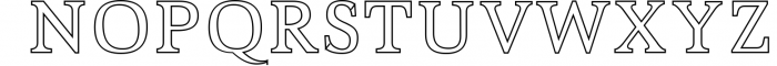 Aderes Serif Font Family 1 Font UPPERCASE