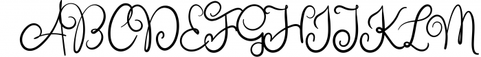 Adorable Calligraphy Bundle 19 Font UPPERCASE