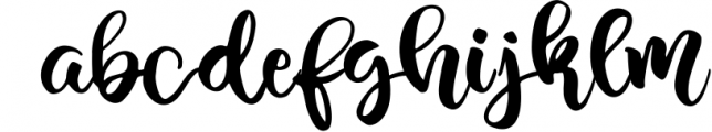 Adorable Calligraphy Bundle 4 Font LOWERCASE