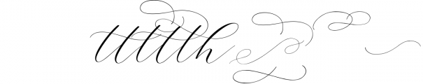 Adore Calligraphy Font Font OTHER CHARS