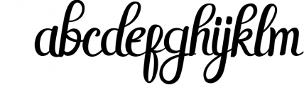 Aduhay Script Font LOWERCASE