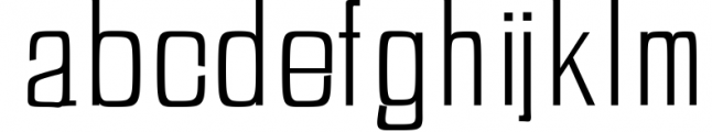 Adyson Sans Serif Typeface Font LOWERCASE
