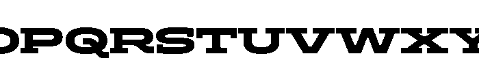 ADEROSTRIAL-BlackExpanded Font UPPERCASE
