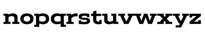 ADEROSTRIAL-Bold Font LOWERCASE