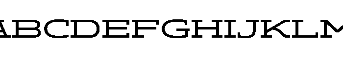 ADEROSTRIAL-Expanded Font UPPERCASE