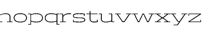 ADEROSTRIAL-ExtLtExp Font LOWERCASE