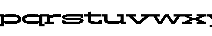 ADEROSTRIAL-ExtraBoldStretch Font LOWERCASE