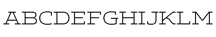 ADEROSTRIAL-ExtraLight Font UPPERCASE
