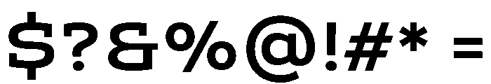 ADEROSTRIAL-Medium Font OTHER CHARS