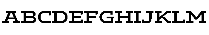 ADEROSTRIAL-Medium Font UPPERCASE