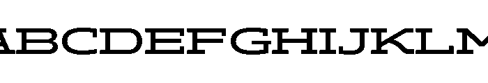 ADEROSTRIAL-MediumExpanded Font UPPERCASE