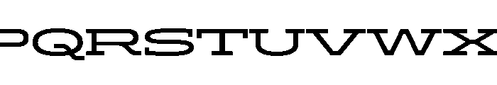 ADEROSTRIAL-MediumWide Font UPPERCASE