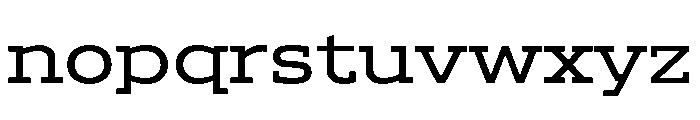 ADEROSTRIAL-Regular Font LOWERCASE