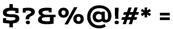 ADEROSTRIAL-SemiBold Font OTHER CHARS
