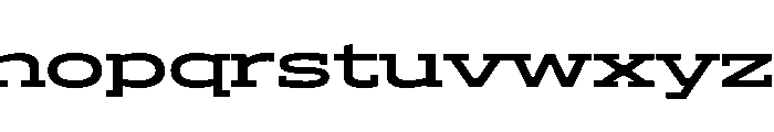 ADEROSTRIAL-SemiBoldExpanded Font LOWERCASE