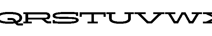 ADEROSTRIAL-SemiBoldStretch Font UPPERCASE