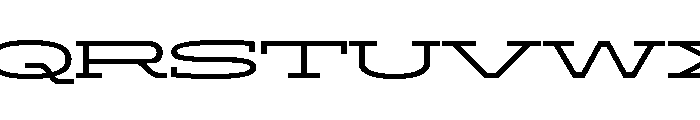 ADEROSTRIAL-Stretch Font UPPERCASE
