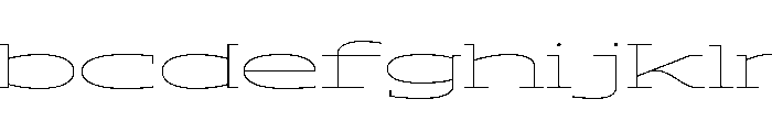 ADEROSTRIAL-ThinStretch FONT