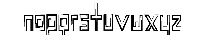 Adaaba Font LOWERCASE