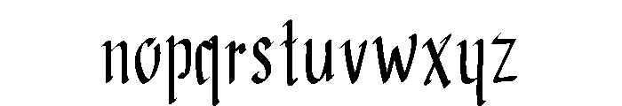 Adadaha Font LOWERCASE