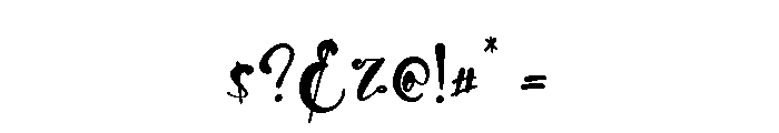 Adam Script Font OTHER CHARS
