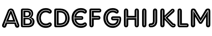 AdamGorry-Inline Font LOWERCASE