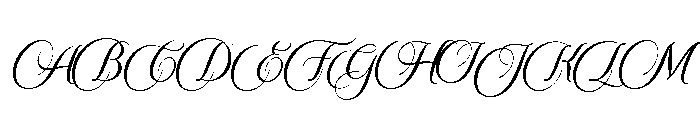 Adamiya Regular Font UPPERCASE
