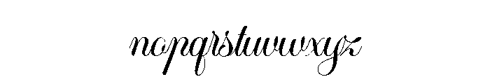 Adamiya Regular Font LOWERCASE