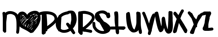 AdamskiHand Font LOWERCASE