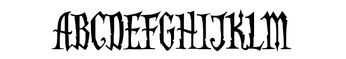 AddamsRegular Font UPPERCASE