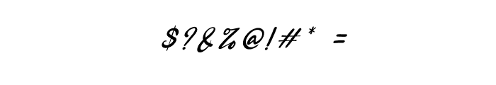 Addison Affson Italic Font OTHER CHARS