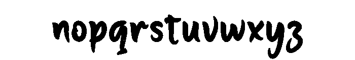Adefisspersonal Font LOWERCASE