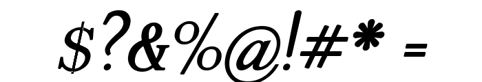 Adega Serif Bold Italic Font OTHER CHARS