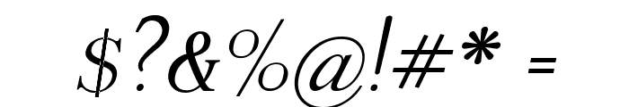 Adega Serif Italic Font OTHER CHARS