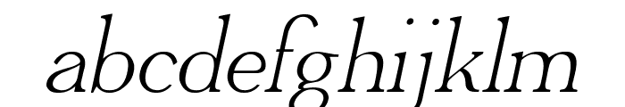 Adega Serif Italic Font LOWERCASE