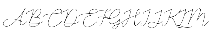 AdelyaFree-Regular Font UPPERCASE