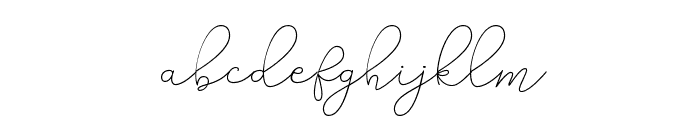 AdelyaFree-Regular Font LOWERCASE