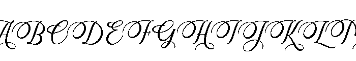 Adenville Font UPPERCASE
