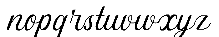 Adenville Font LOWERCASE
