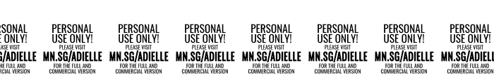 Adielle PERSONAL USE ONLY Font OTHER CHARS
