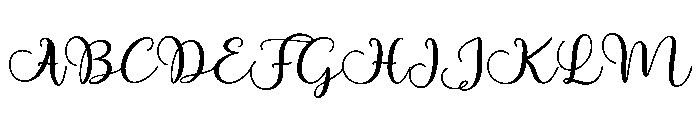 Adinda2 Font UPPERCASE