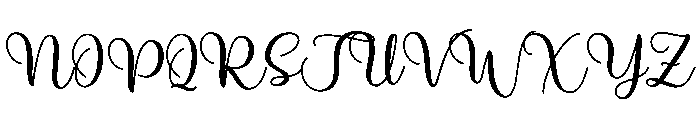 Adinda2 Font UPPERCASE