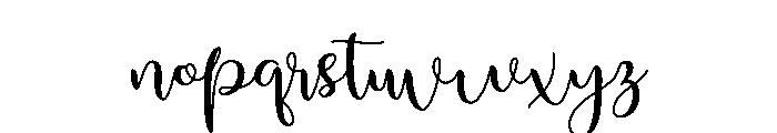 Adinda2 Font LOWERCASE