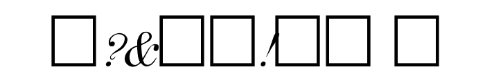 AdineKirnberg Regular Font OTHER CHARS