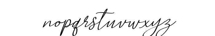 Adisty Font LOWERCASE