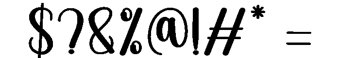 Admine Font OTHER CHARS