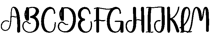 Admine Font UPPERCASE
