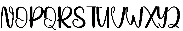 Admine Font UPPERCASE