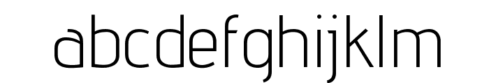 Advent Pro Light Font LOWERCASE